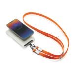 XD Xclusive Nivo RCS recycled PET Crossbody lanyard Orange