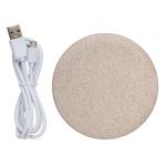 XD Collection 5W Weizenstroh Wireless Charger Khaki