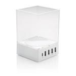 XD Collection Pen holder USB charger White