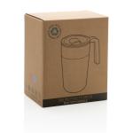 XD Collection GRS recycelte PP und Stainless Steel Tasse mit Griff Weiß