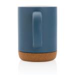 XD Collection Keramikbecher mit Korkboden Blau