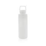XD Collection RCS certified recycled PP water bottle with handle White