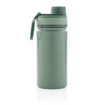 XD Collection Vacuum stainless steel bottle with sports lid 550ml, nature Nature,green
