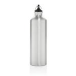 XD Collection XL aluminium waterbottle with carabiner Silver/black