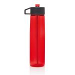 XD Collection Tritan bottle with straw Gray/red