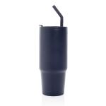 XD Collection Embrace deluxe RCS recycled stainless steel tumbler 900ml Navy