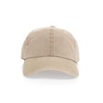 XD Xclusive BEAU AWARE™ Washed 6 panel 270gsm cotton twill cap Fawn