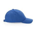 XD Collection Milo AWARE™ recycled heather 6 panel cap 200gr Aztec blue