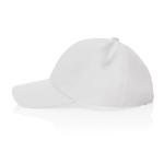 XD Collection Impact 6 panel 280gr Recycled cotton cap with AWARE™ tracer White