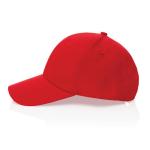 XD Collection Impact 6 Panel Kappe aus 190gr rCotton mit AWARE™ Tracer Rot