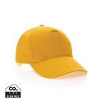 XD Collection Impact 5 panel 190gr Recycled cotton cap with AWARE™ tracer 