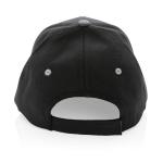 XD Collection Impact AWARE™ Brushed rcotton 6 panel contrast cap 280gr Black