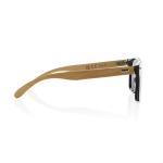 XD Collection Prism Sonnenbrille aus RCS rec. Kunststoff mit Bambusbügeln Braun