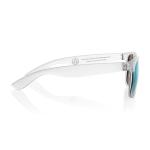 XD Collection Gleam RCS recycled PC mirror lens sunglasses White