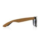 XD Collection GRS recycled PC plastic sunglasses with cork Black