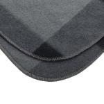 XD Collection Weiche karierte Fleece-Decke Anthrazit