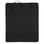 XD Collection Impact Aware™ RPET foldable quilted picnic blanket Black