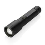 GearX RCS recycled aluminum USB-rechargeable heavy duty torch Black