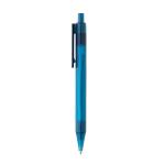 XD Collection GRS rPET X8 transparenter Stift Blau