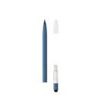 XD Collection Tintenloser Stift aus Aluminium mit Radiergummi Blau