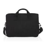 XD Collection Laluka AWARE™ recycled cotton 15.4 inch laptop bag Black