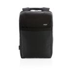 Swiss Peak 15" anti-theft RFID & USB backpack PVC free Black