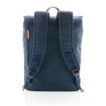 XD Collection Canvas laptop backpack PVC free Aztec blue
