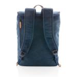 XD Collection Canvas Laptop-Rucksack, PVC-frei Blau