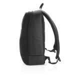 Swiss Peak laptop backpack with UV-C steriliser pocket Black