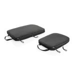 Swiss Peak Ridge AWARE™ RPET compression travel cubes 2pc Black