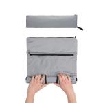 XD Collection Dillon AWARE™ RPET lightweight foldable backpack Convoy grey
