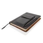 XD Collection Notebook with phone pocket Black