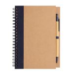 XD Collection Kraft spiral notebook with pen Aztec blue