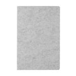 XD Collection Phrase GRS certified recycled felt A5 notebook Convoy grey