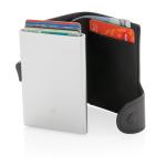 C-Secure RFID Kartenhalter und Geldbörse Schwarz/silber