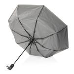 XD Collection 21" Impact AWARE™ RPET 190T Pongee dual colour mini umbrella Silver