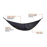 Nordic Drift GRS Trail outdoor Hammock Black