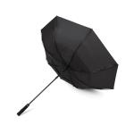 Nordic Drift Trail 27" AWARE™ RPET Sturm-Schirm mit UPF 50+ Schwarz