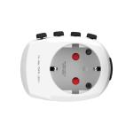 SKROSS Pro 3-Pole World Travel Adapter Weiß