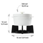 BOSKA Cheese Baker - 500 ml White/black
