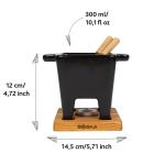 BOSKA Tapas Fondue Nero, 300 ml Schwarz/braun