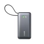 Anker Nano Powerbank 30W, mit integriertem USB-C-Kabel Schwarz