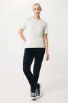 IQONIQ Sierra lightweight recycled cotton t-shirt, ivory white, pebble gray Ivory white, pebble gray | XXS