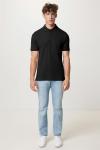 IQONIQ Yosemite recycled cotton pique polo, black Black | 4XL