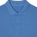 Iqoniq Yosemite Piqué-Poloshirt aus recycelter Baumwolle, Heideblau Heideblau | XS