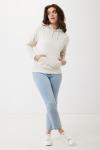 IQONIQ Rila lightweight recycled cotton hoodie, ivory white, pebble gray Ivory white, pebble gray | XXS