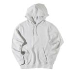 Iqoniq Rila lightweight recycled cotton hoodie, Undyed light gray Undyed light gray | XS