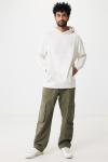 IQONIQ Yengo recycled cotton hoodie with sidepockets, ivory white, pebble gray Ivory white, pebble gray | XXS