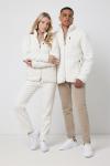 IQONIQ Diran Fleecejacke aus recyceltem Polyesterflor, Neutral Neutral | XXS