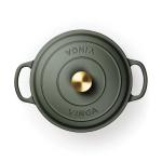 VINGA Monte enameled cast iron pot 5.5L Green